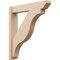 Ekena Millwork 6-in W x 30-in D x 34-in H Funston Slat Rough Cedar Woodgrain TimberThane Outlooker, Primed Tan OUTUR060X30X34FST24RCPR - alternate 1